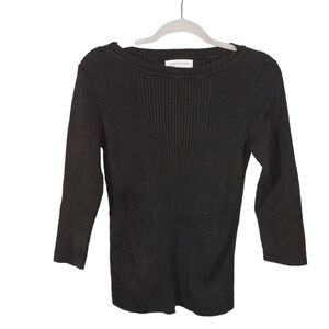 Jones New York Ladies Long Sleeve Crew Neck Swester- L